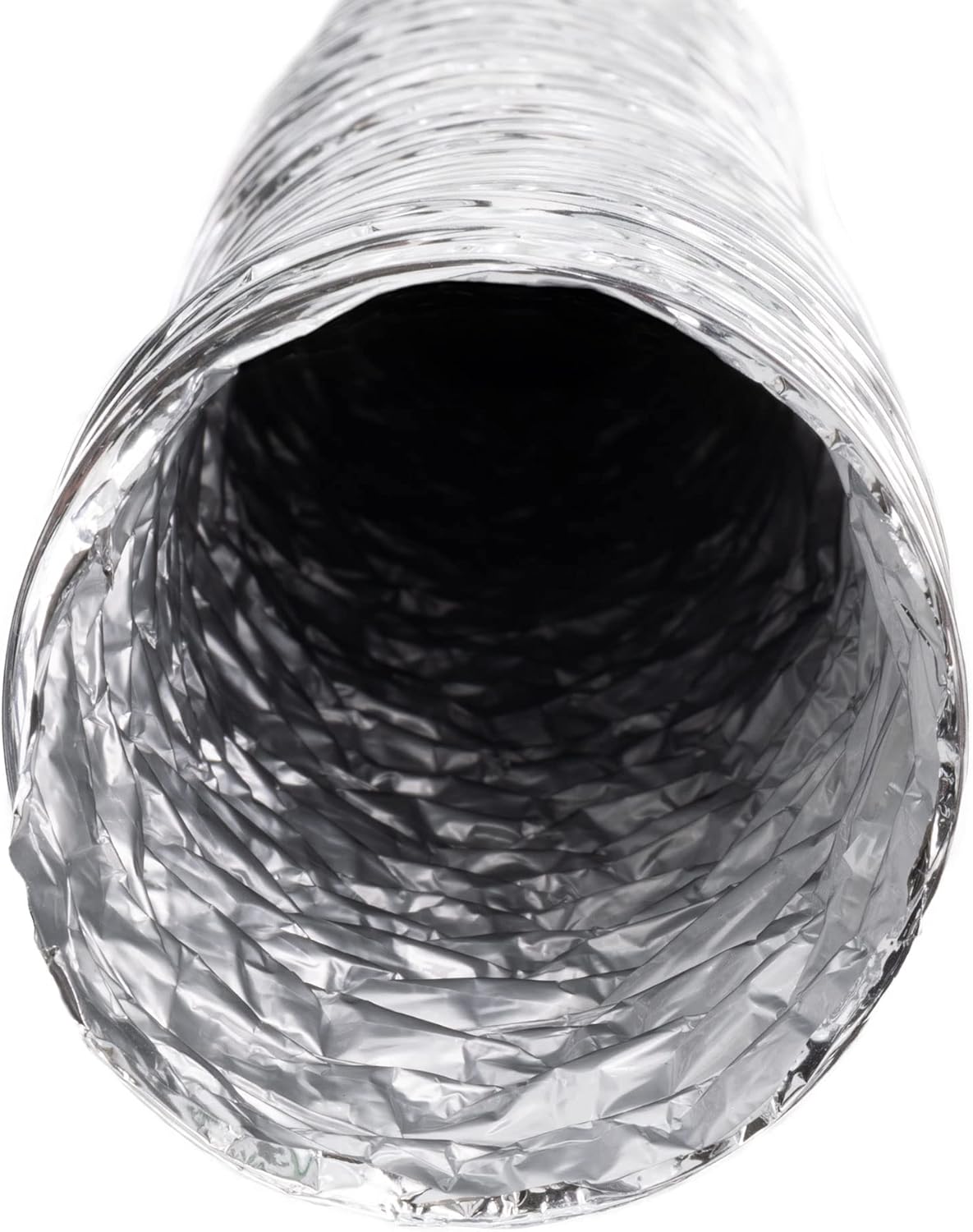 RecPro RV 2-Inch Flexible Foil Air Duct Hose | Non-Insulated Foil Ducting | 25 Feet Long