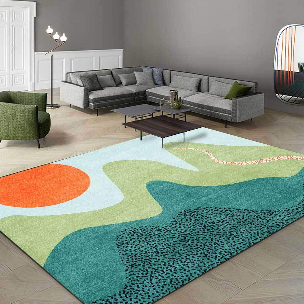 Tapis antidérapant lavable pour éviter les glissades dans le salon