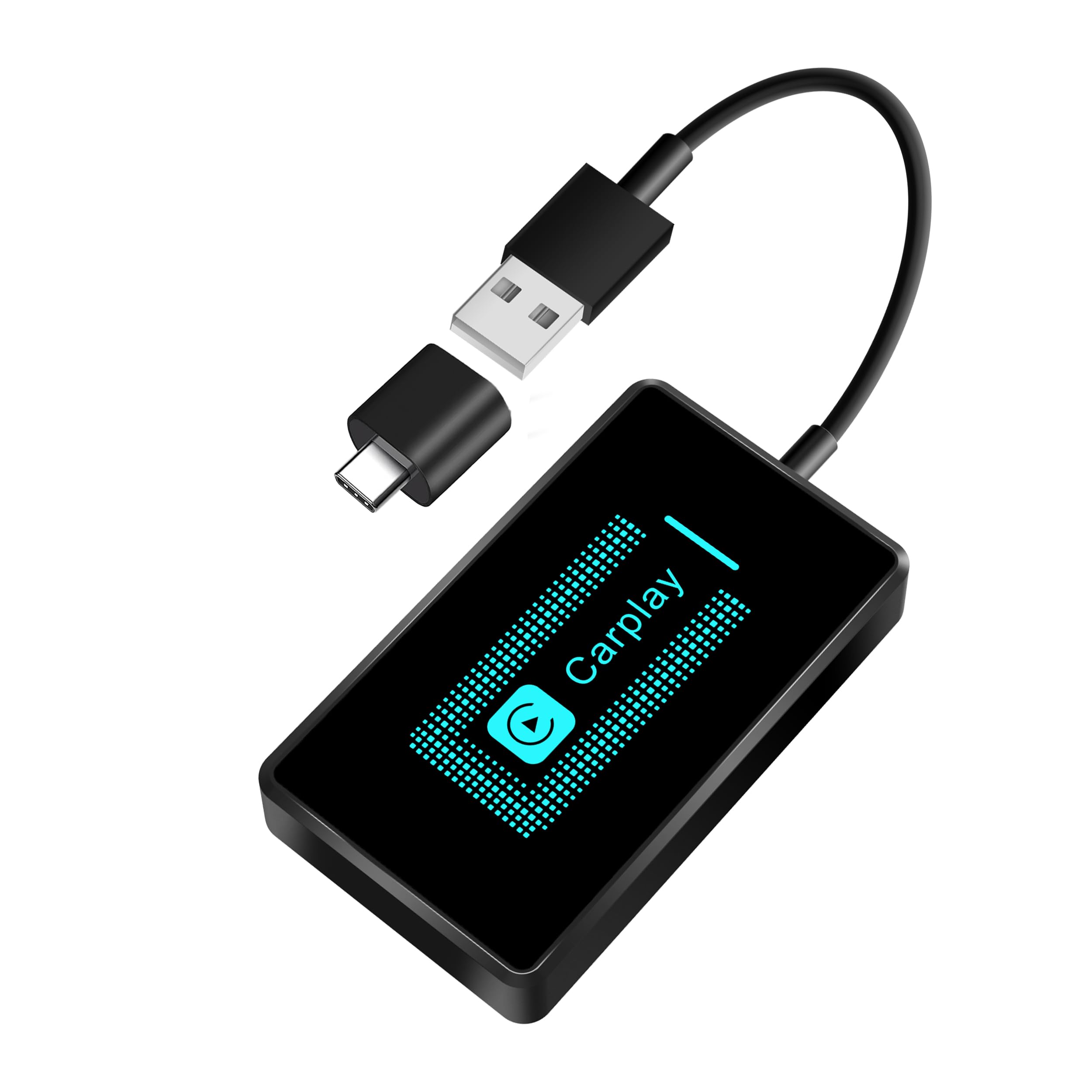 Anastasiayoo Wireless Carplay Adapter for iPhone, 2024 Upgraded, A-pple Car Play Wireless Adapter, Compatible with Cars from 2016 and iPhone iOS 10+