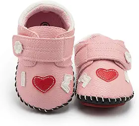 Tênis de caminhada infantil com sola de borracha para bebês meninos meninas couro sintético sola de borracha primeiros passos infantil desenho animado chinelos berços