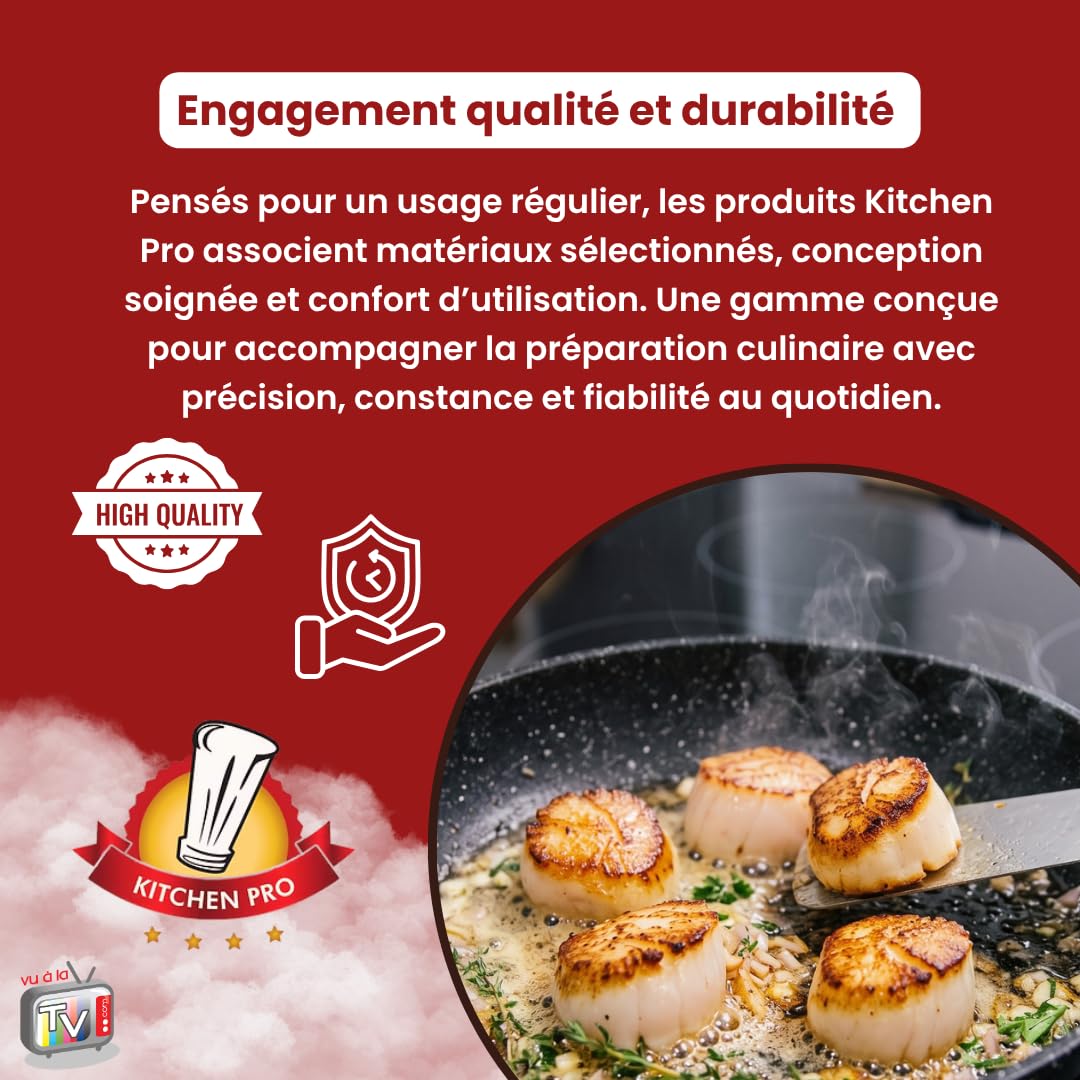 VENTEO -Poele Inox 20/24/28cm | Poele Induction Revêtement Céramique Anti Adhérence Sans PFOA | Casserole Induction Compatibilité Tous Feux Cuisson Homogène | Maîtrisée Cuisine Domestique