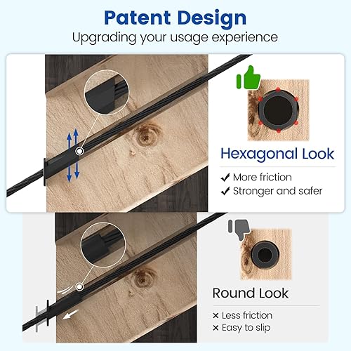 Miniatura 3 de Patente Muzata - Paquete de 20 fundas protectoras biseladas de ángulo de 25 30 grados para barandilla de escalera de poste de madera para