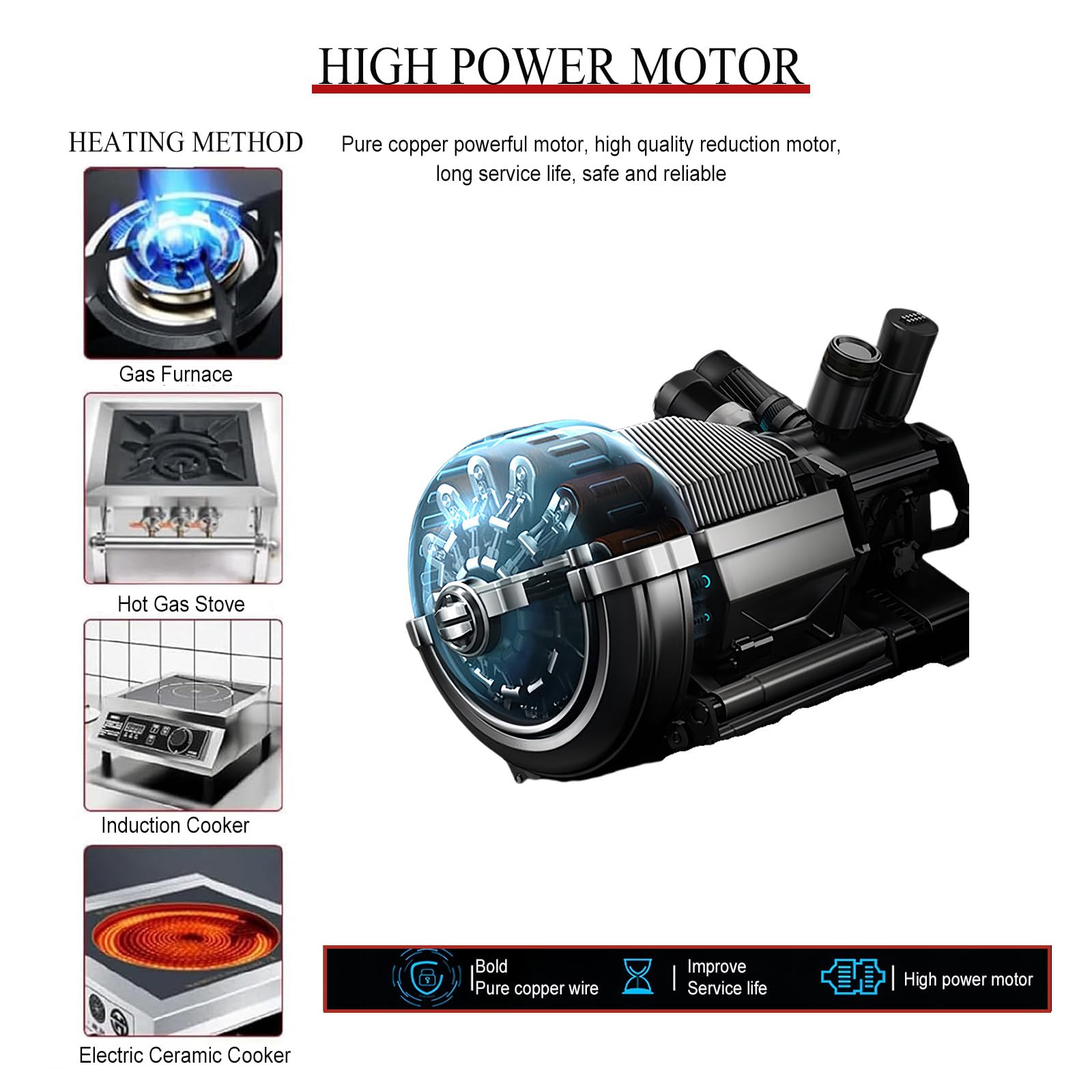 Batidora De Base para Olla Caliente, Batidora Automática De Mermelada De 40 L, Batidora Eléctrica De Acero Inoxidable. Batidora De Calor Comercial con Velocidad De Mezcla Ajustable