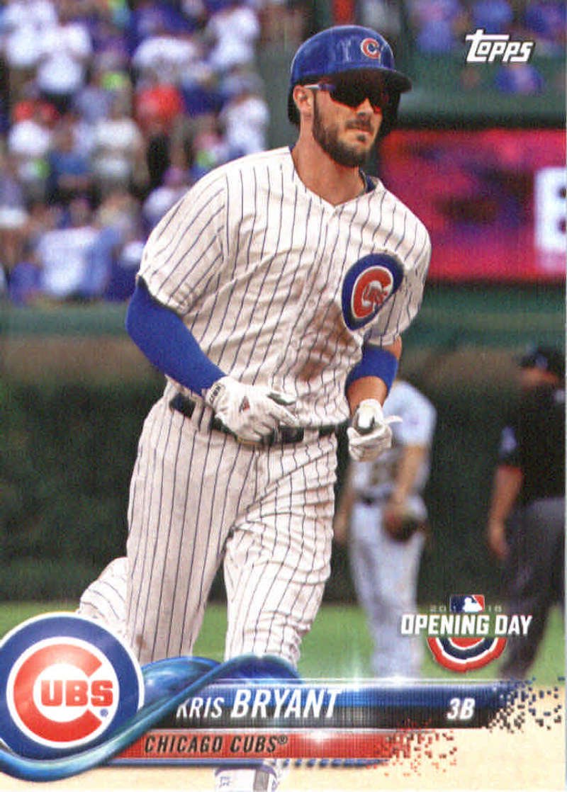 Amazon.com: 2018 Topps Opening Day #3 Kris Bryant Chicago Cubs