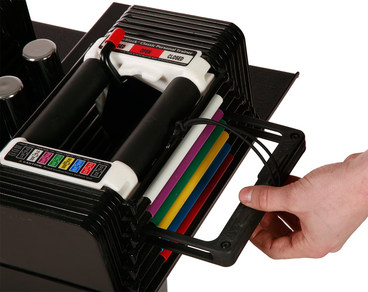 Buy Power Block Personal Trainer 5 to 50 Pound Dumbbell Set Online Buy Power Block Personal Trainer 5 to 50 Pound Dumbbell Set Online