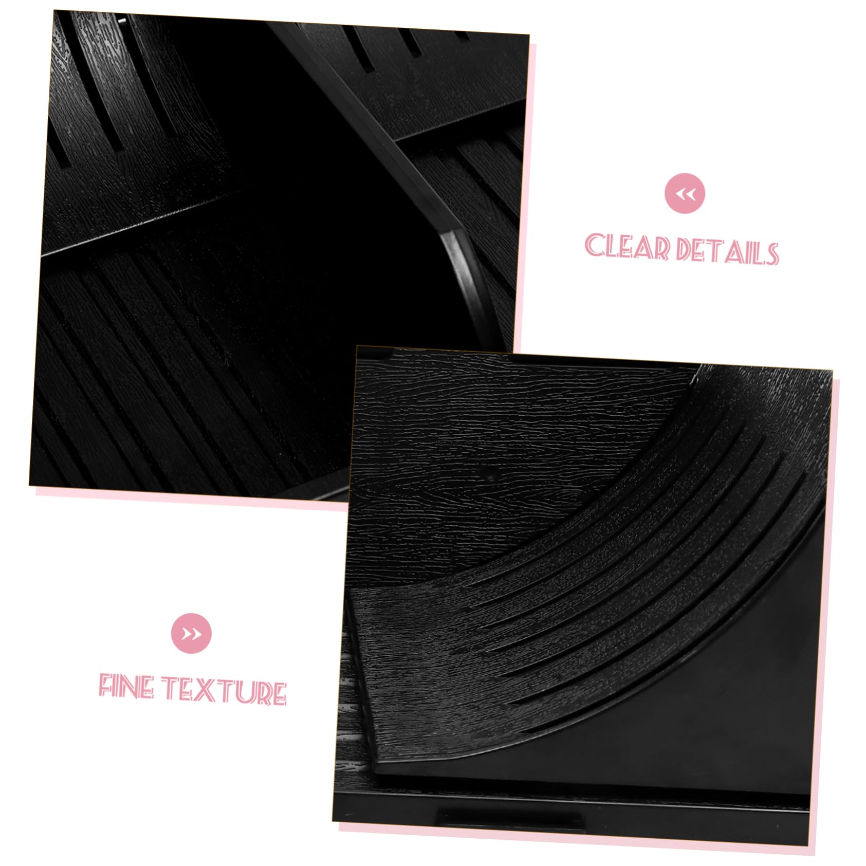 SOLUSTRE Supermarket Fruit Tray Tiered Vegetable Display Rack Nonslip Food Display Rack and