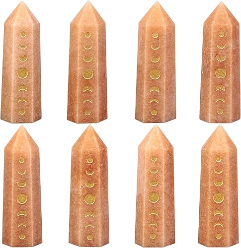 Vista 9 de Nupuyai Piedra de cristal curativo de lapislázuli para meditación de chakras, terapia de reiki, decoración de varita de cristal para oficina en casa