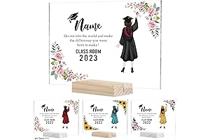 Personalized Acrylic Graduation Plaque for Her