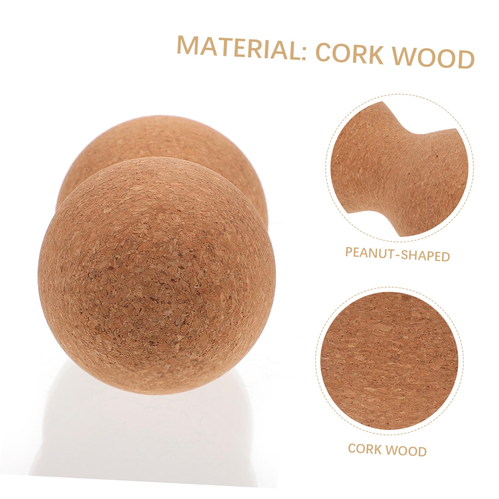 NULYLU Peanut Massage Ball for Muscle Relief Trigger Point Massager Assorted Colors