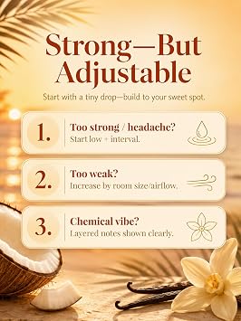 Coconut Vanilla Essential Oil 4fl.Oz - Essential Oils for Diffusers for Home & Aromatherapy - Vanilla Oil for Diffuser, Scented Oils for DIY Soap, Candle Making