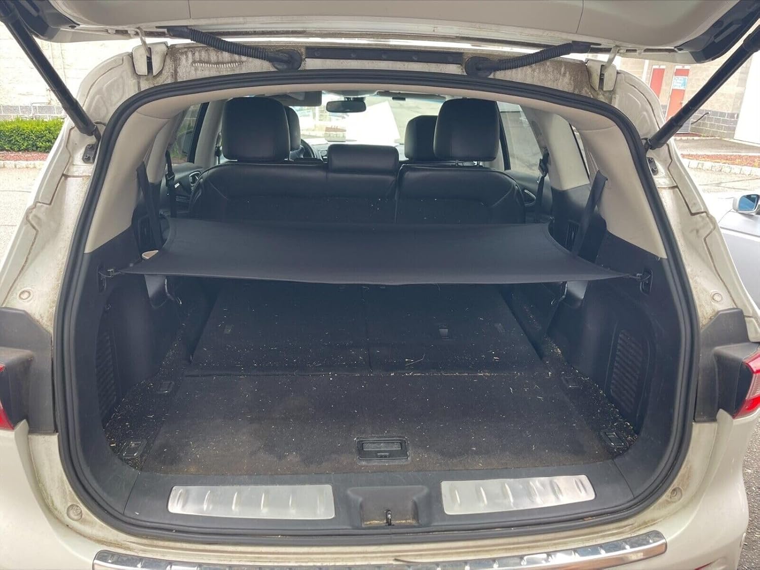 Rear Trunk Security Cargo Luggage Shade Cover Black for Nissan Pathfinder 2013-2025