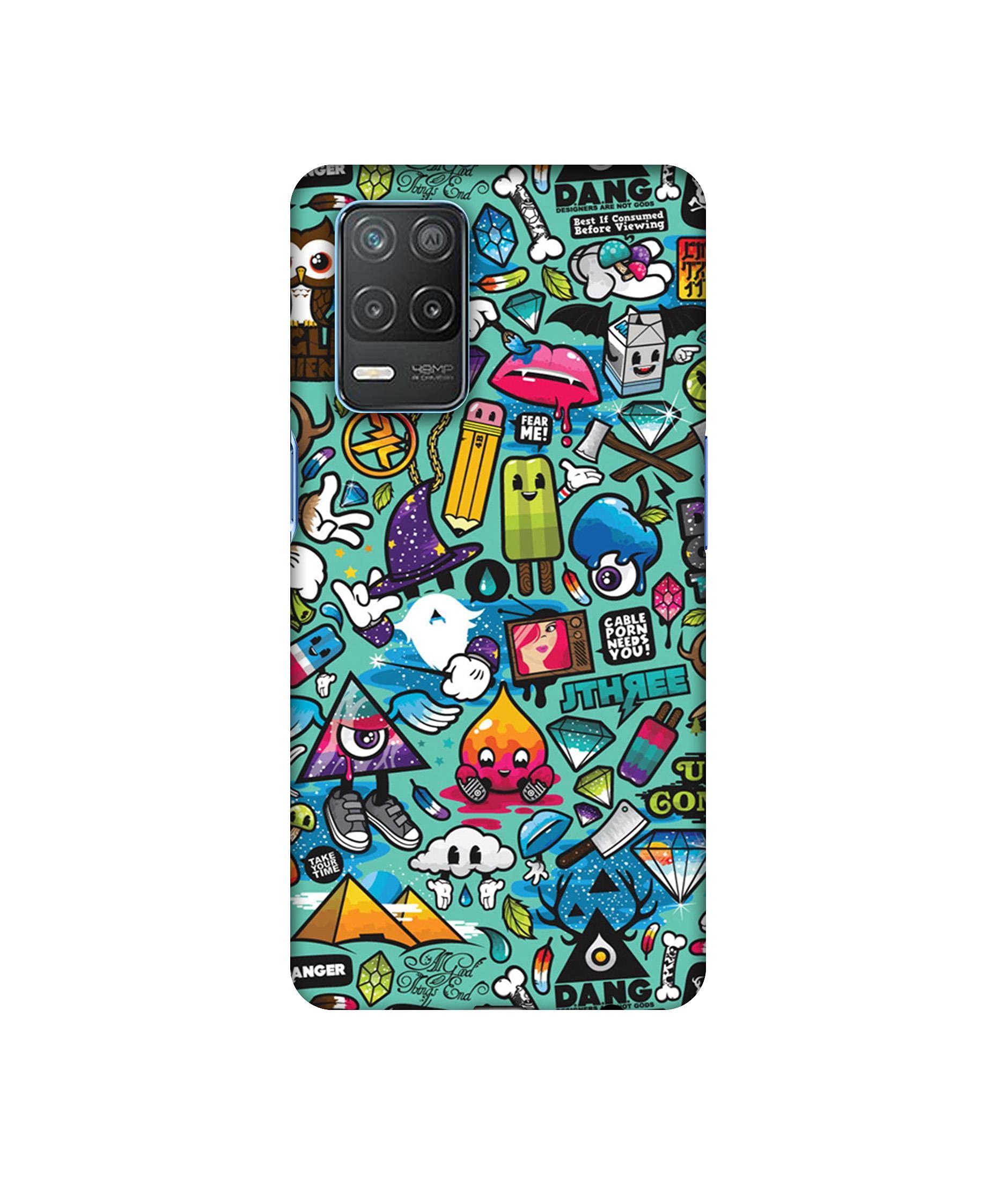 Casotec Back Cover for Realme 8 5G (Plastic_Multicolor) (B096XC6FZ6) Amazon Price History, Amazon Price Tracker