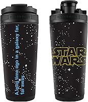 Vista 1 de WinCraft Logotipo genérico original de la trilogía original de la coctelera de hielo del acero inoxidable de 26oz 4D de Star Wars