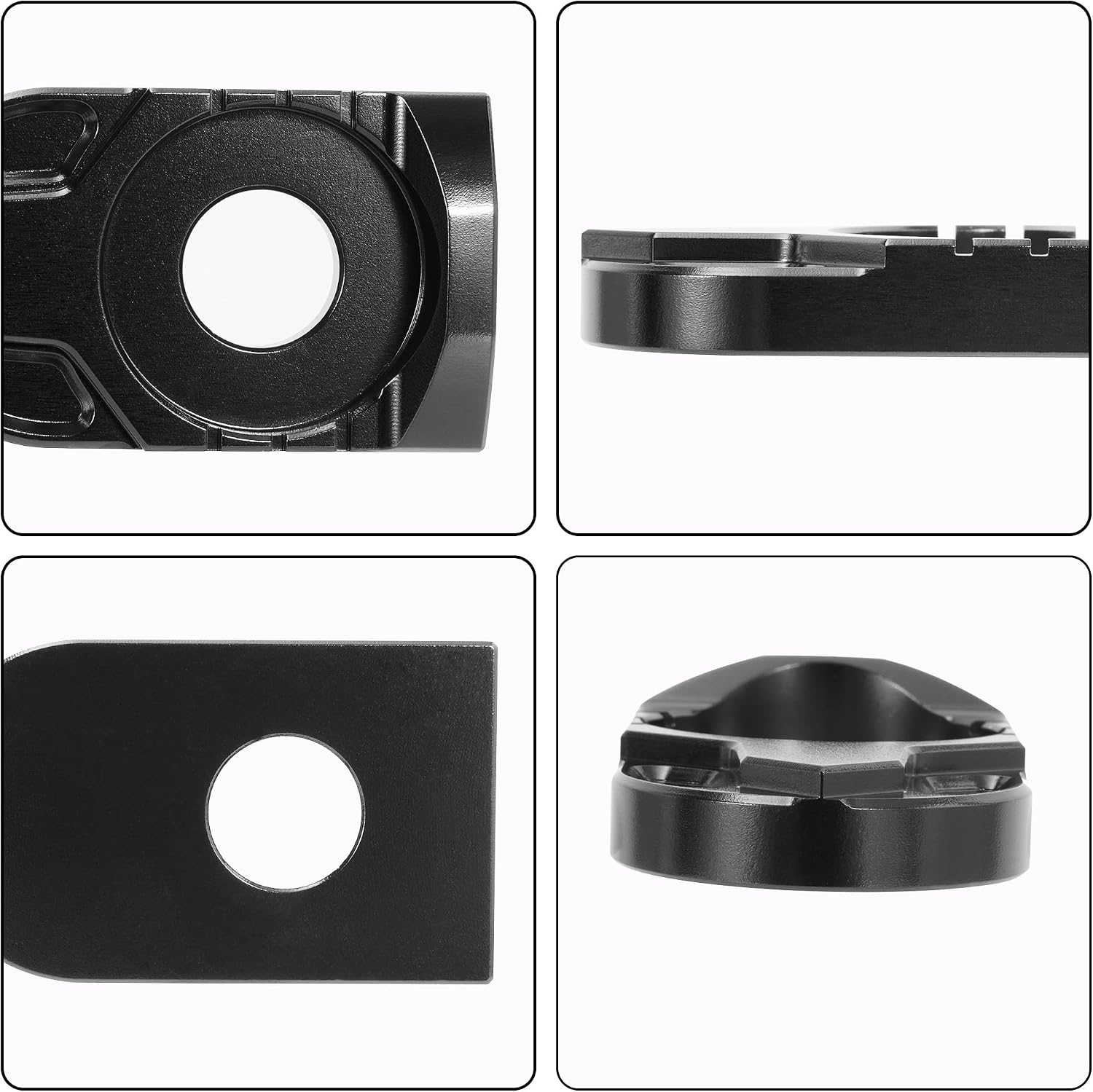 Sur Ron Axle Block, Rear Axle Tensioner Chain Adjuster, Black