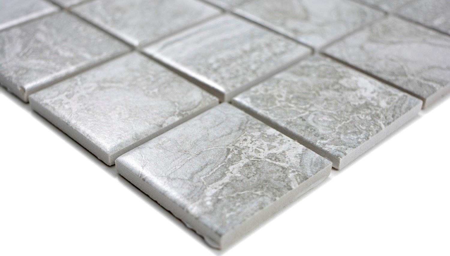 bianca Naturalmente Tessere di mosaico Ceramica 10 fogli