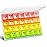 Large Monthly Pill Organizer, XL 4 Weeks Pill Box,28 Day Pill Cases Organizerd by Week,Big Compartment Pill Container with Dust-Proof,for Pills/Vitamin/Fish Oil/Supplements,by Yaklim (ROYG)