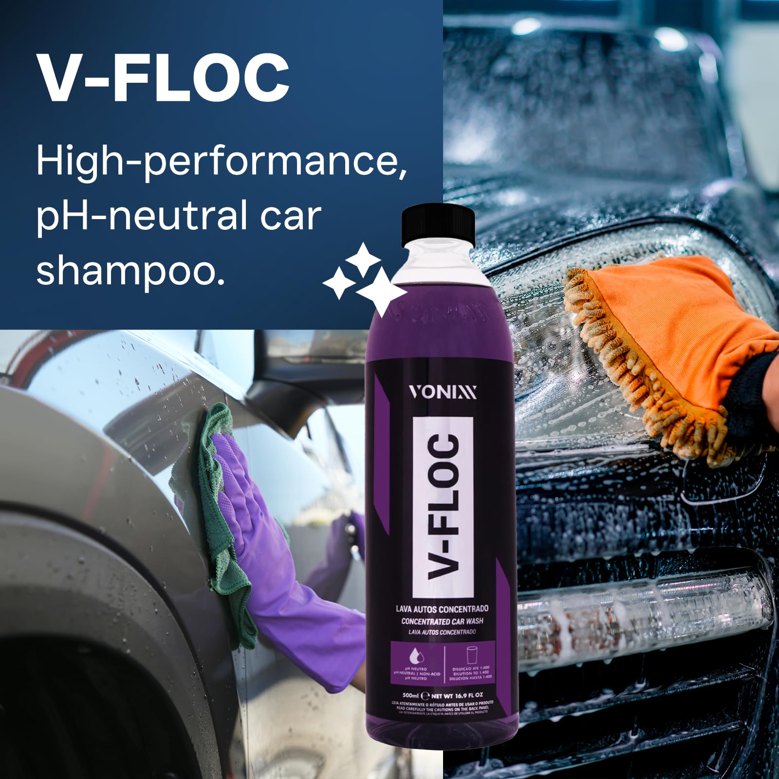 Amazon.co.jp: Vonixx V-Floc Concentrated Car Wash Soap - Ph