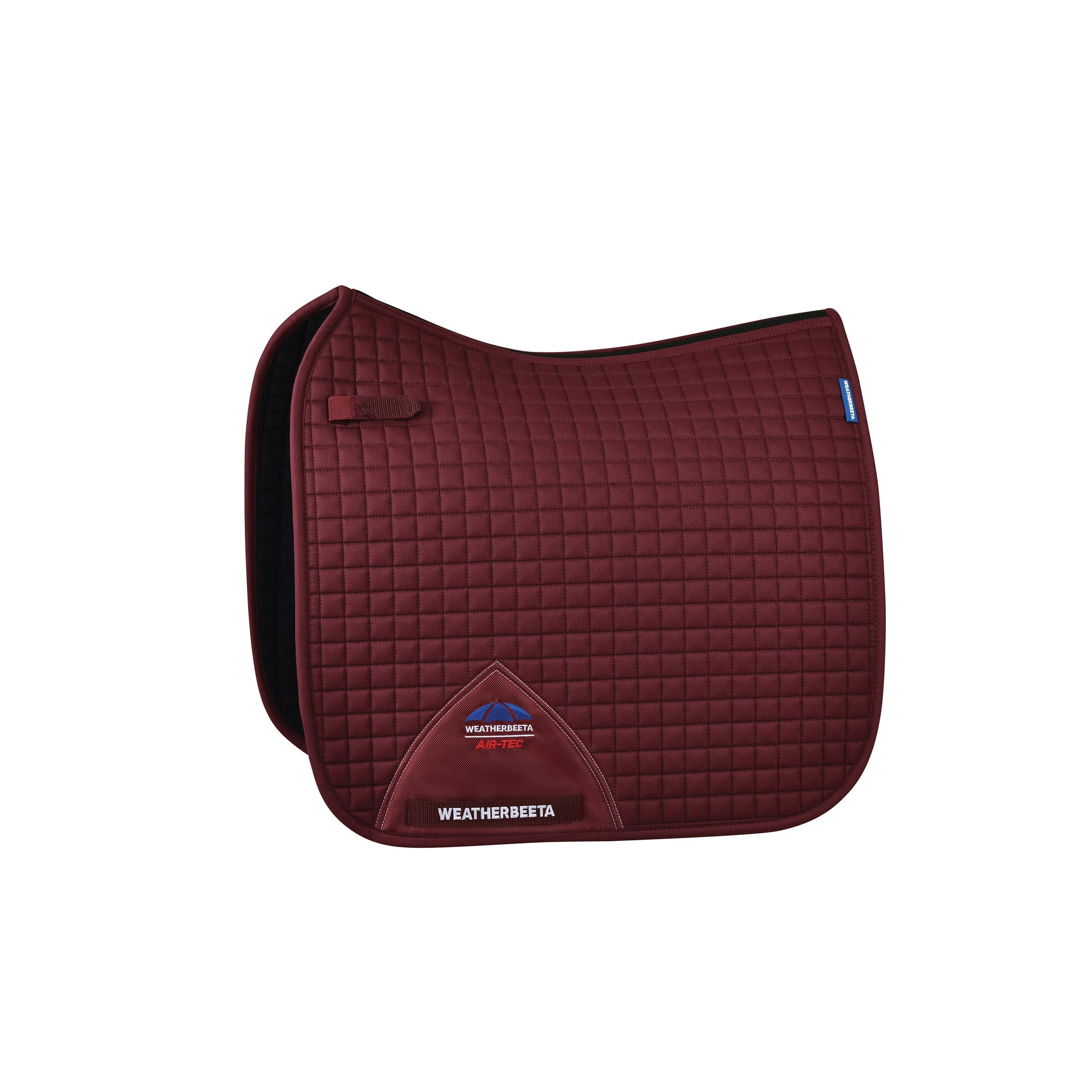 WeatherBeeta Prime Air-Tec Dressage Saddle Pad, Burgundy, Small — image 1