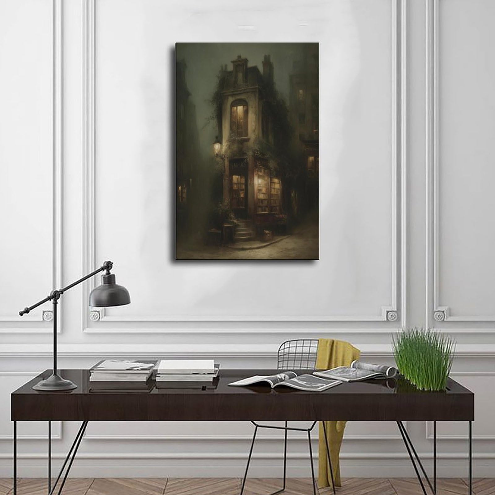 Poster su tela illuminato, decorazione per camera da letto, ufficio, stanza, regalo, 61 cm L x 91,4 cm W