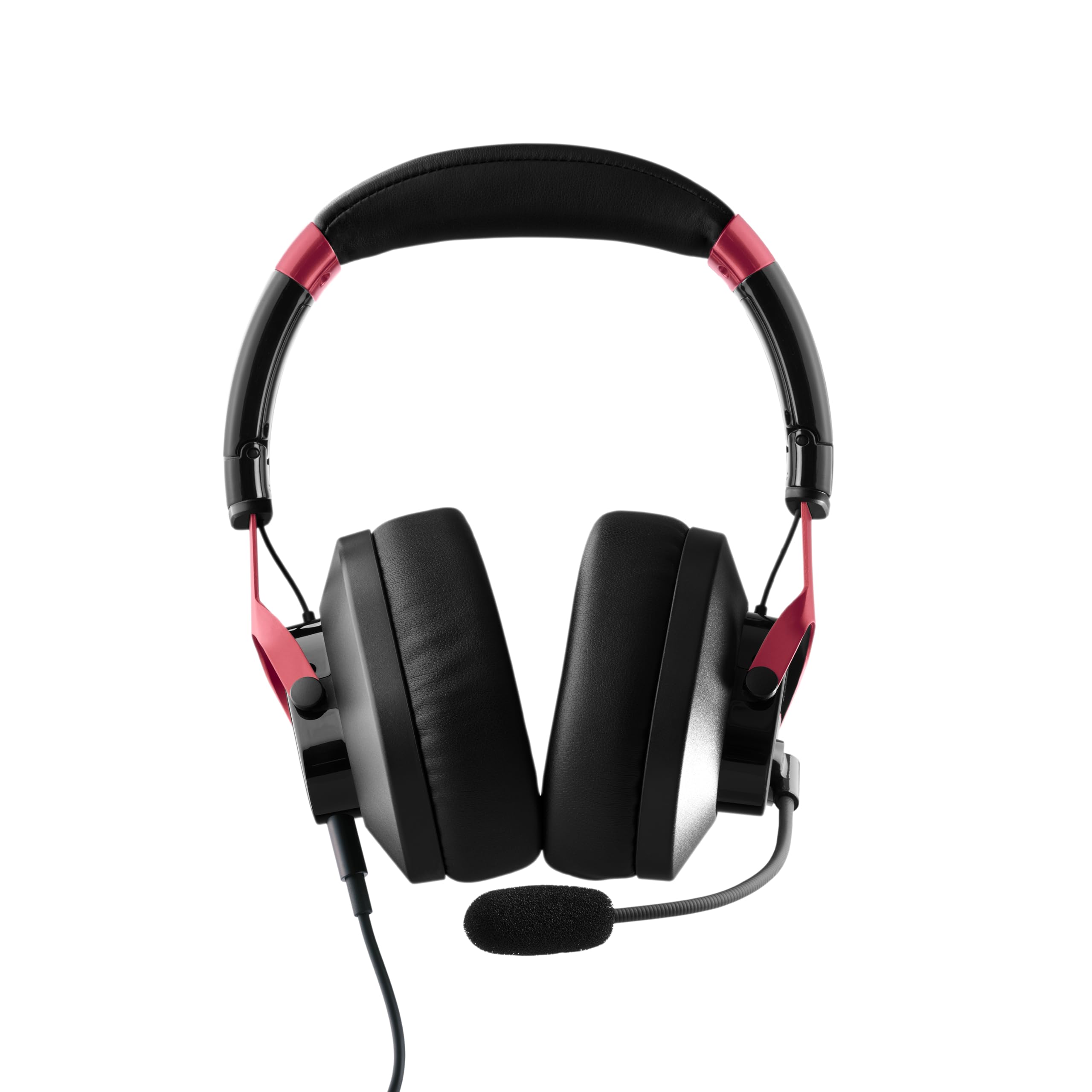 Austrian Audio Cuffie da Pro Gaming con Microfono PG16 (accessori da gaming pieghevoli, cavo da 1,4 m rimovibile), nero/rosso