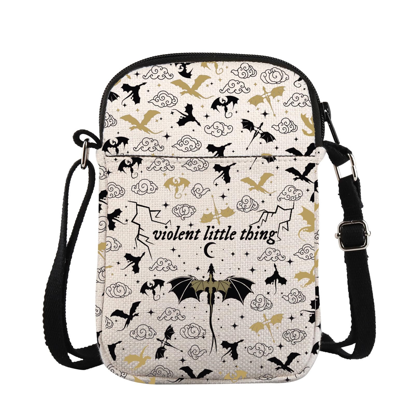 Novel Inspired Crossbody Bag Dragon Rider Gift Basgiath War Gift Riorson Violent Little Thing Messenger Bag ViolentThingCrossS