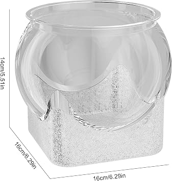 Fish Bowl Clear Betta Fish Aquarium Small Aquariums For Home Workplace Desktop Fish Tank Flower Vase Centerpiece