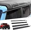 Mabett Window Visor Rain Guard for Ford Bronco 2021 2022 2023 2024 Accessories 4-Door Protect from Raindrops Sound Noise Sun Rays 4PCS