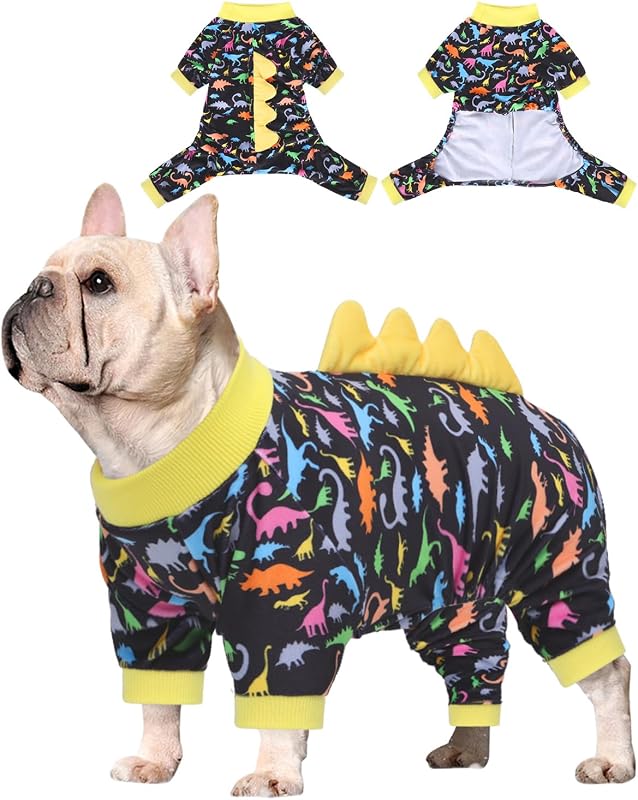 Fantasia de Dinossauro para Cães CuteBone em Veludo Cristal com Elastano COSP01XL (Tamanho Grande)