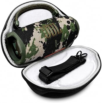 JBL Charge 6 - Portable Waterproof & Drop-Proof Bluetooth Speaker, Bold Pro Sound with AI Sound Boost, 28Hrs Playtime, Auracast, Including Winguard Protective Travel Case Squad