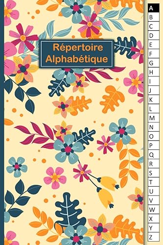 Répertoire Alphabétique: Carnet en ordre alphabétique A-Z avec repères | petit format pratique A5