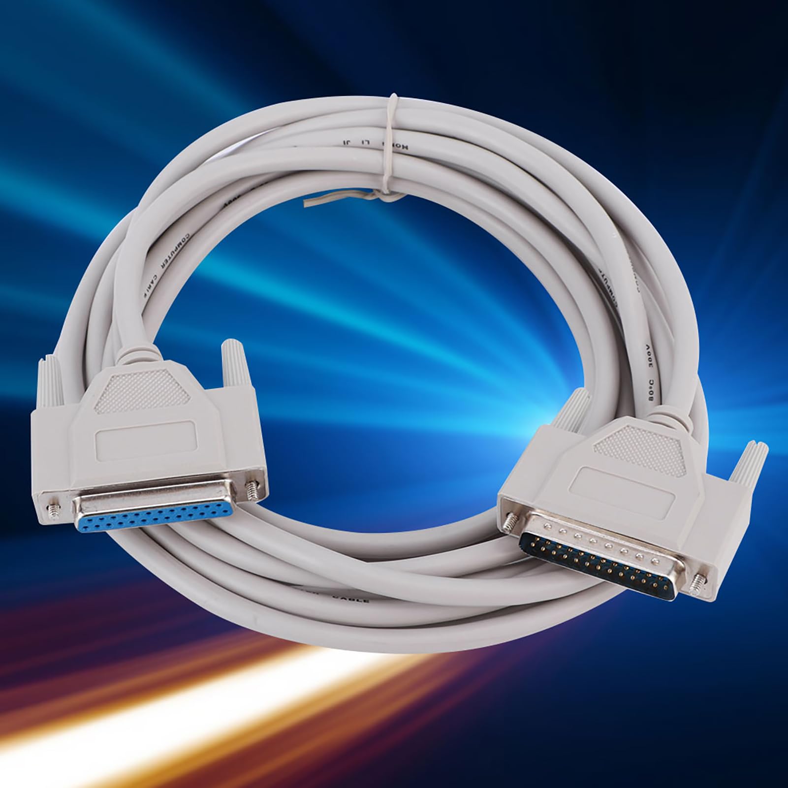 Hyuduo Cavo Prolunga 4.5m per Stampante Porta Parallela e Seriale Adattatore DB9 Maschio a 25 Pin Femmina per Macchina da Incisione
