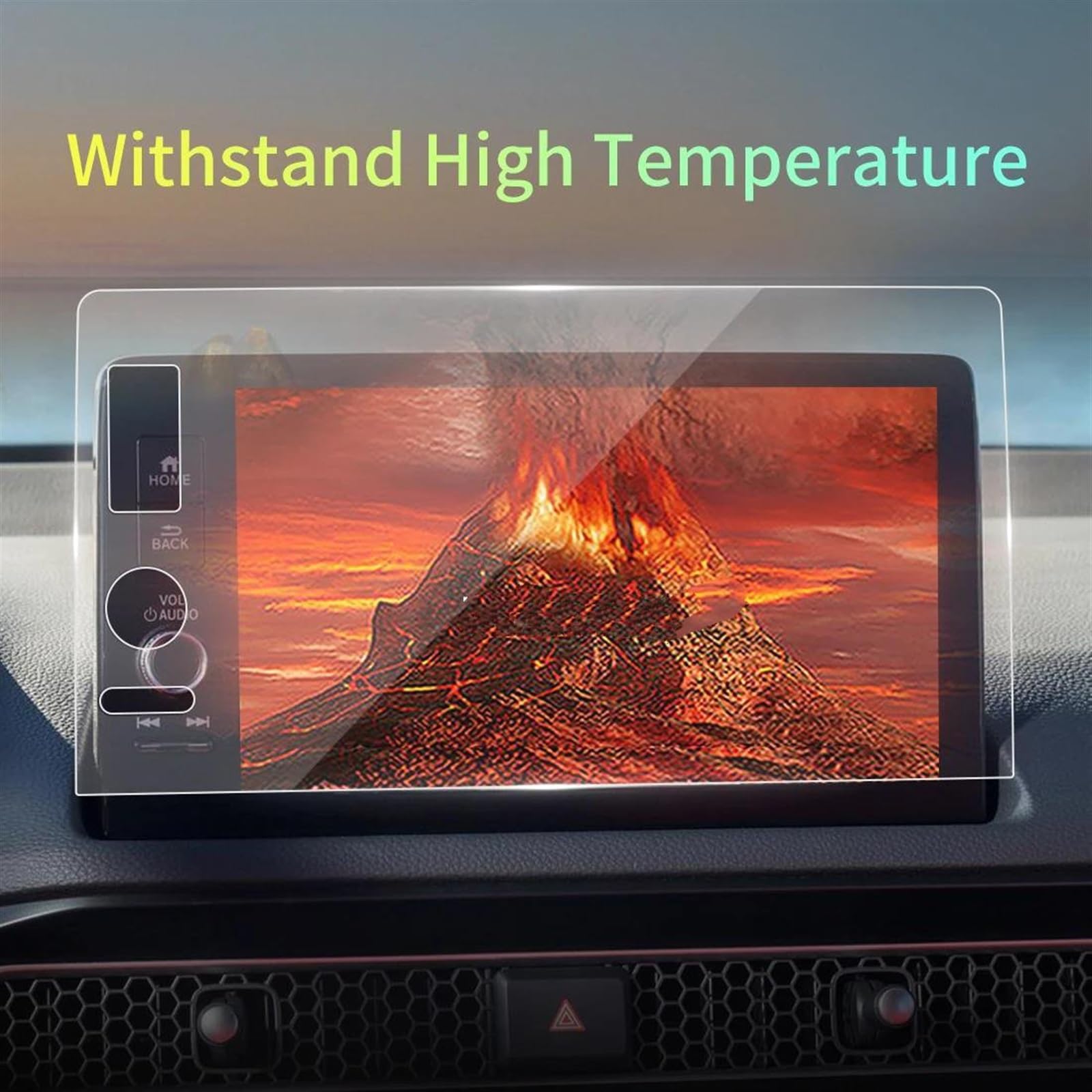 Ochraniacz ekranu ze szkła hartowanego Carplay dla pilota 2023 (niebieski)