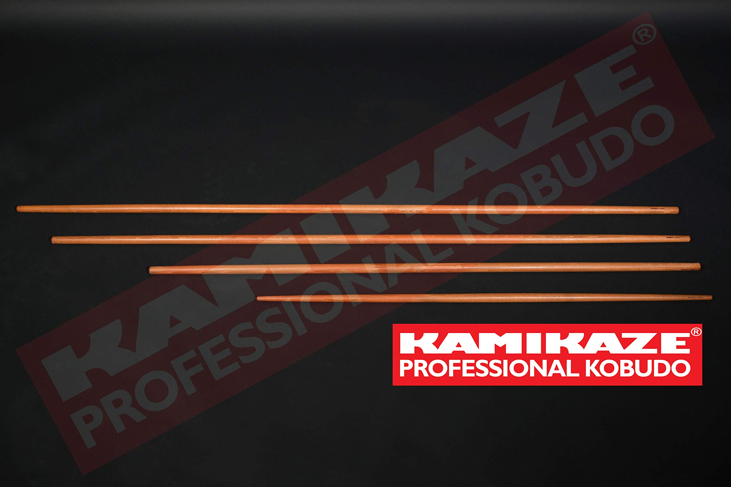 Kamikaze BO Professional KOBUDO Conique, Fait à la Main, chêne 196 cm / 6 Feet 5 inches