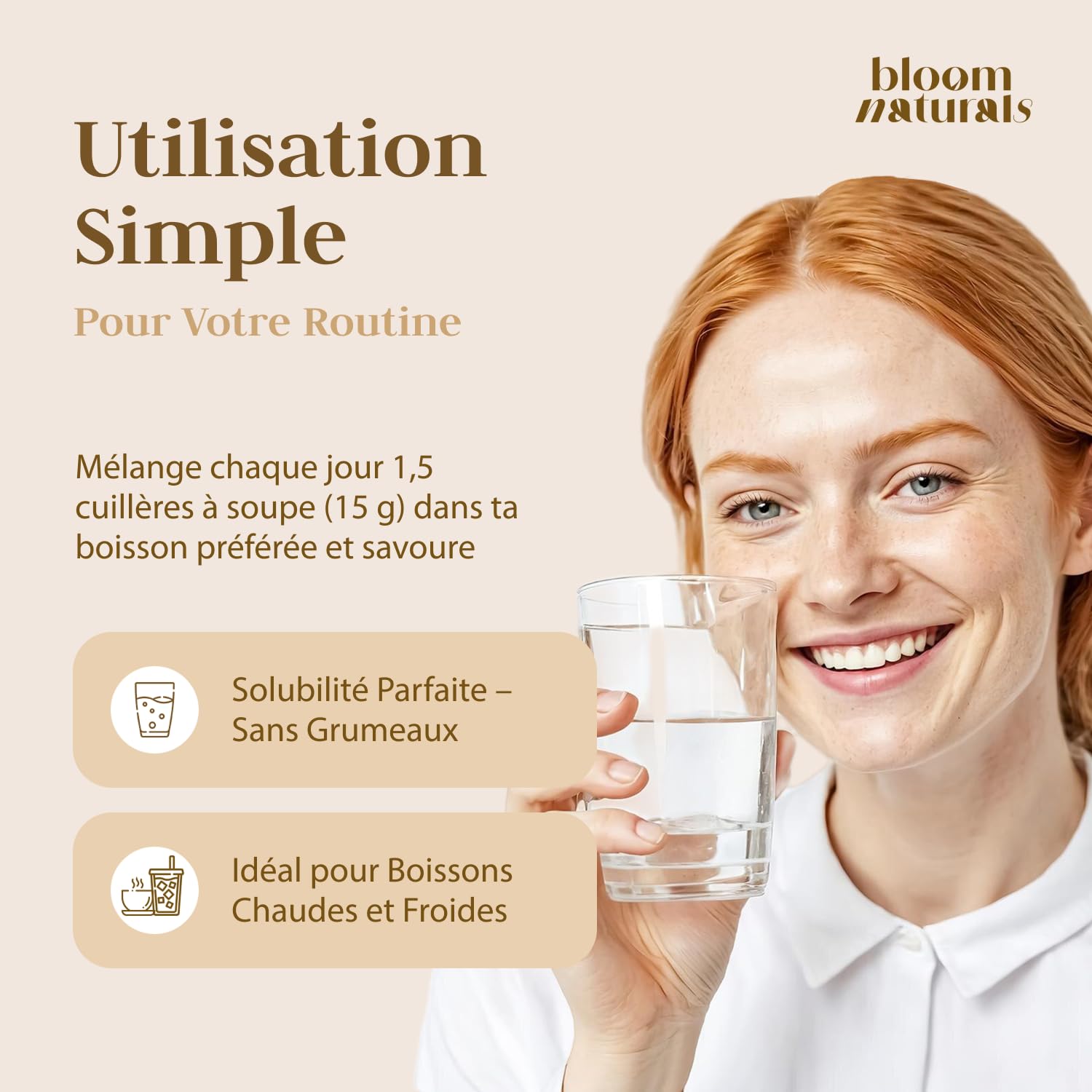 Collagène Hydrolysé en Poudre 1500 g (1,5 kg) – 100 Portions – 15 g par Portion – Avec Vitamine C – Goût Neutre – Peptides de Collagène Type I & III – Collagen Peptides