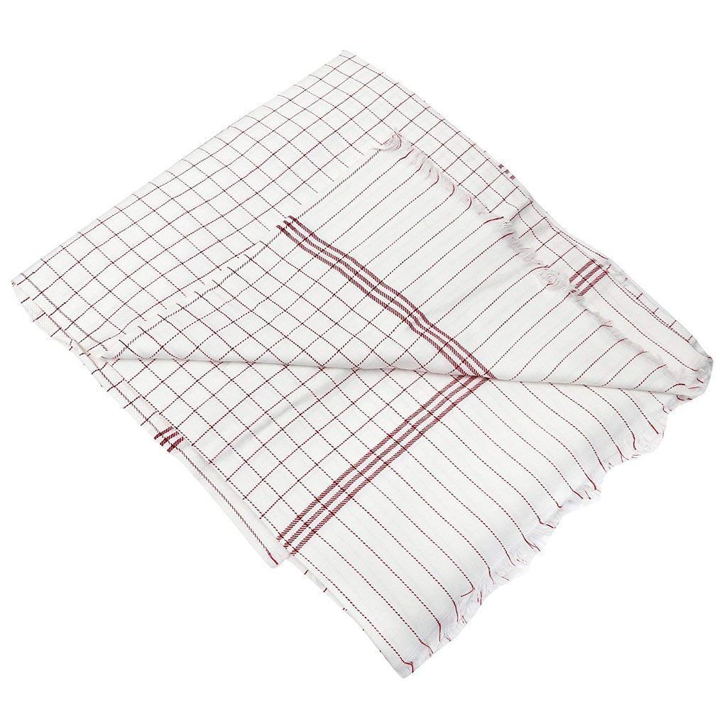 Handicraftworld 100% Cotton Soft Beautiful Blue Check Single Bed Size Skin Friendly Summer Blanket/Khes/Dohar/Top Sheet Set/Chadar (Maroon) (B07W563ZWB) Amazon Price History, Amazon Price Tracker