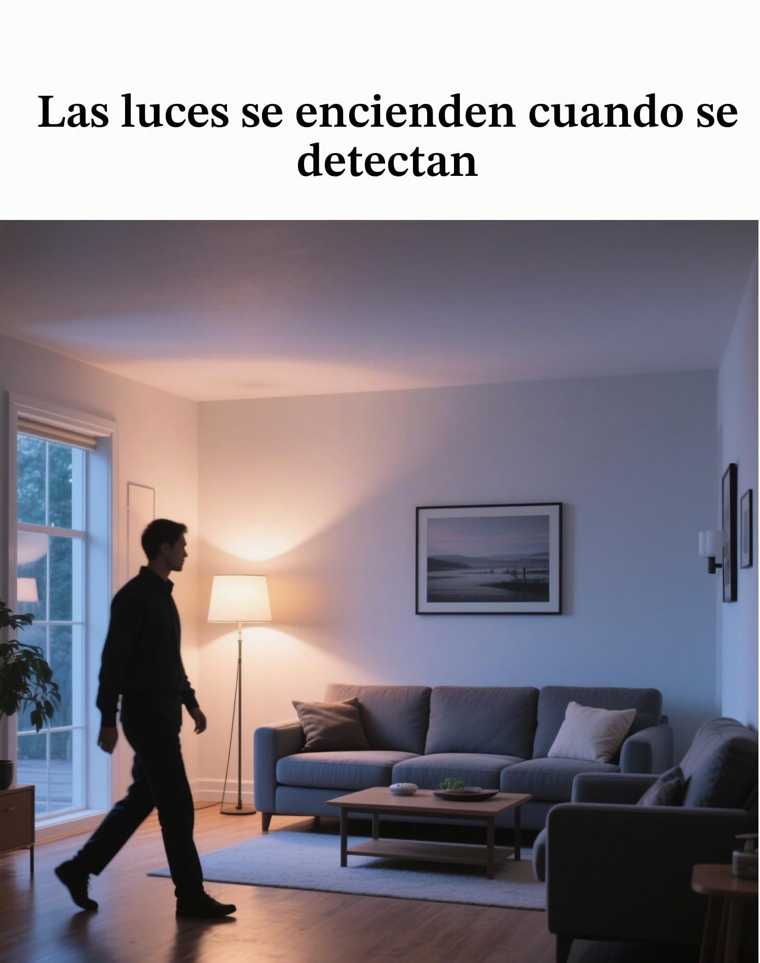 3 Pack Sensor Movimiento Inteligente WiFi 2.4GHz - Activador Automatización Luces Alarmas 105° Cobertura Ahorro Energía Batería AAA Casa Oficina