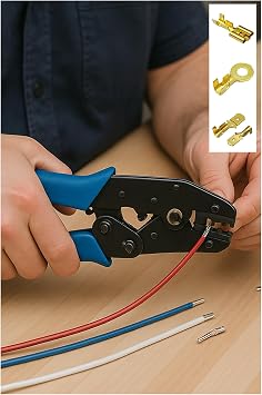 GES SP-11 İzolesiz Kablo Pabucu Sıkma Pensesi 1.5-6mm2 AWG16-10 (YYT-11)