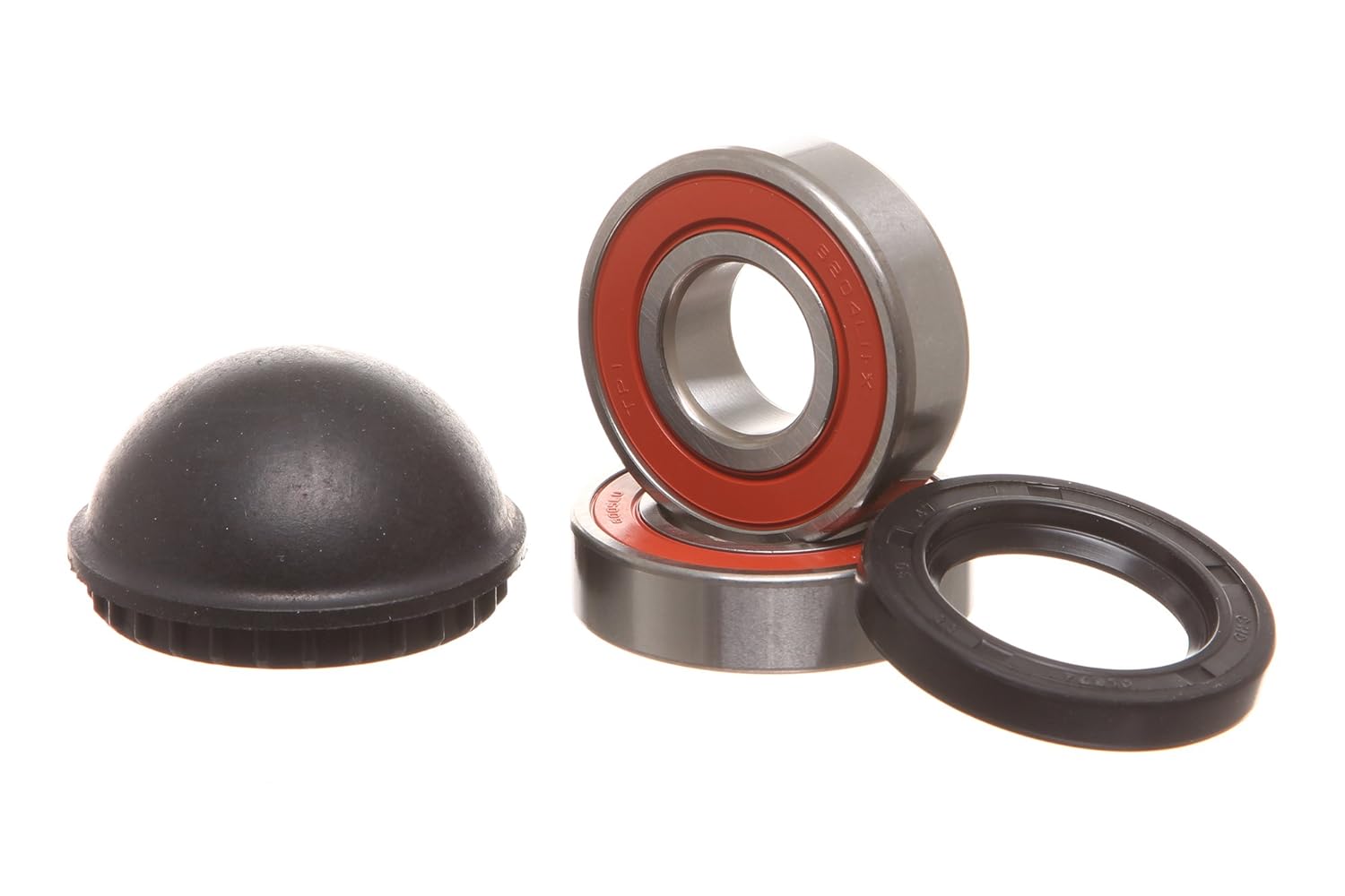 REPLACEMENTKITS.COM Golf Cart Front Wheel Bearing Kit with Cap Compatible with Yamaha G2 Thru G22 & G29