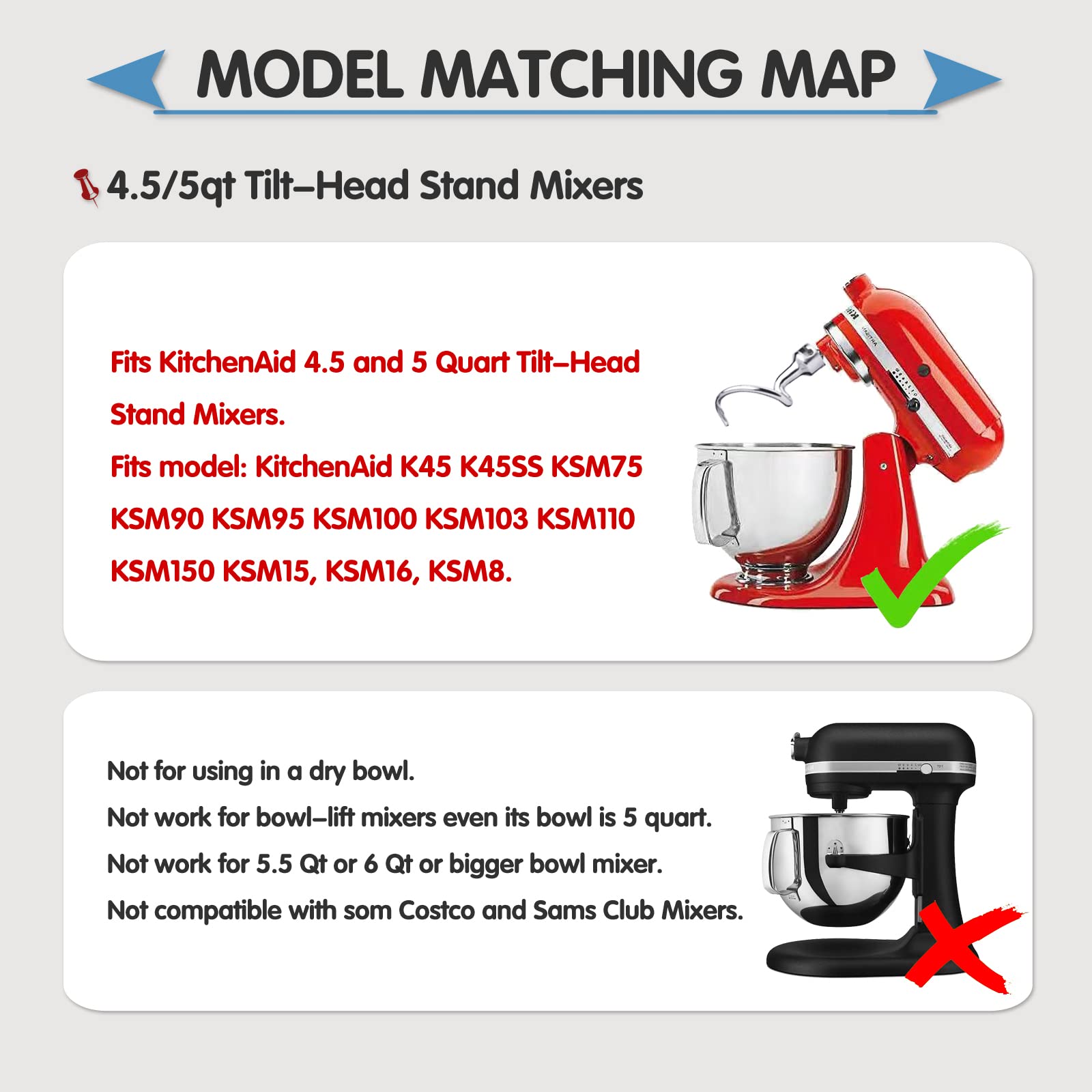 Roestvrijstalen Spiraal Deeghaak K45DH voor KitchenAid 4,5-5 Quart Tilt-Head Stand Mixers Artisan & Classic Series van MMOBIEL - Vervangende Broodhaak – Vaatwasmachinebestendig Roestvrijstalen Spiraal Deeghaak K45DH voor KitchenAid 4,5-5 Quart Tilt-Head Stand Mixers Artisan & Classic Series van MMOBIEL - Vervangende Broodhaak – Vaatwasmachinebestendig