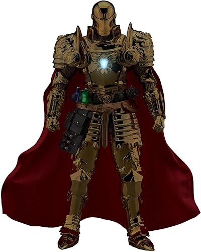Miniatura 4 de Marvel: Medieval Knight Iron Man DAH-046SP Golden PX Figura de acción