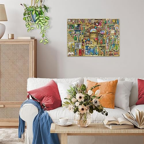 Miniatura 13 de 2 rompecabezas Ravensburger Bizarre Bookshop (1000 piezas)