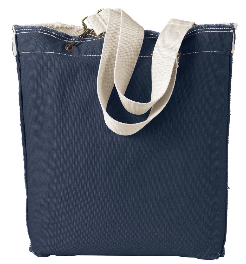 Authentic Pigment 1906-14 oz. Direct-Dyed Raw-Edge Tote