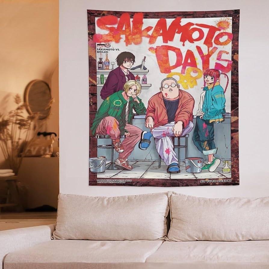 Amazon.co.jp: SAKAMOTO DAYS サカモトデイズタペストリーの