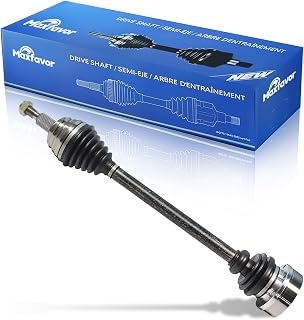 Maxfavor Front Left CV Axle Shaft Assembly Compatible with 2000-2002 Audi TT/ 2000 TT Quattro, 2001-2005 Volkswagen Golf 1.8L 2.0L 2.8L L4 V6 Front Left Driver Side CV axle shaft NCV72052