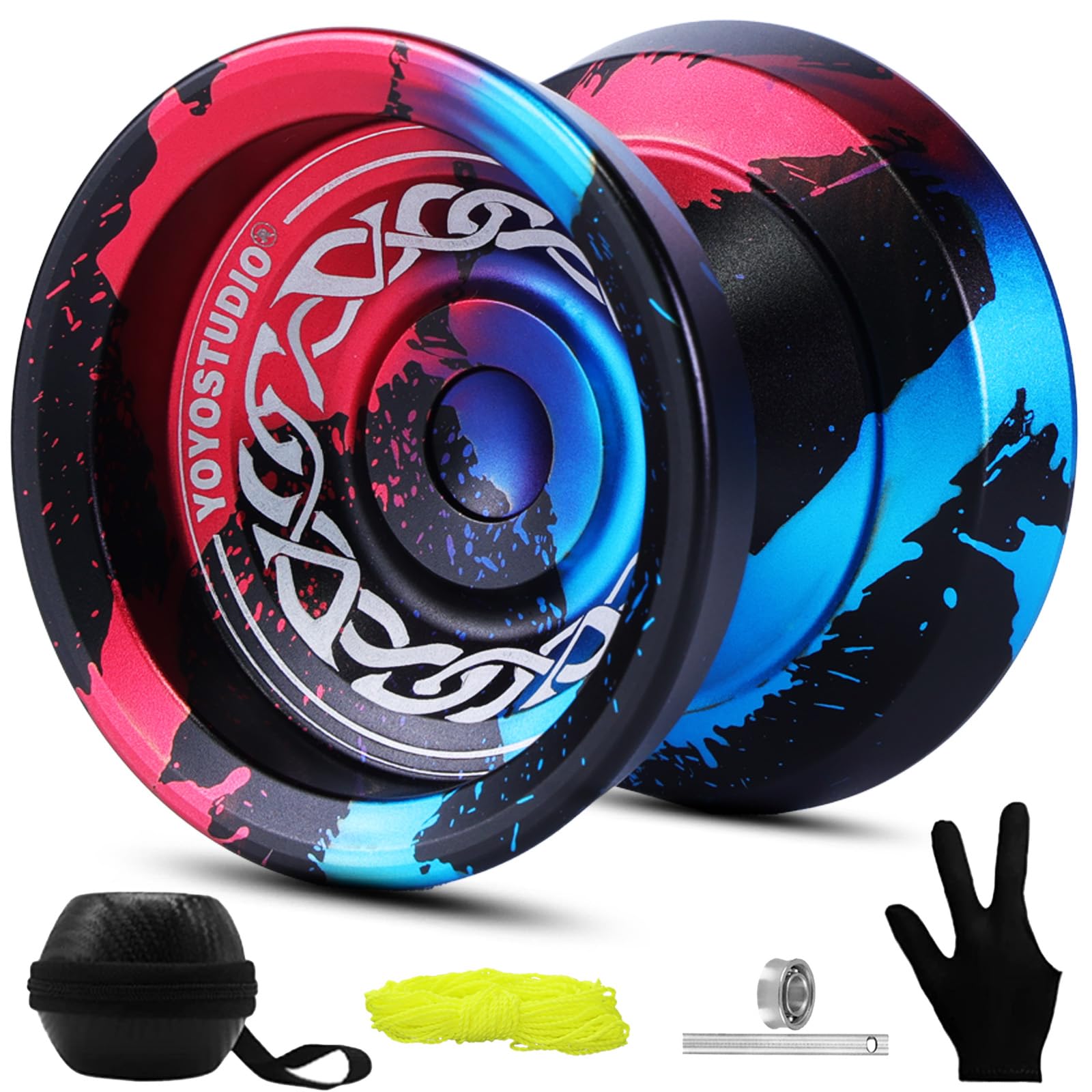 YOYOSTUDIO F25 Responsive Yoyo (Nero Blu Rosso)