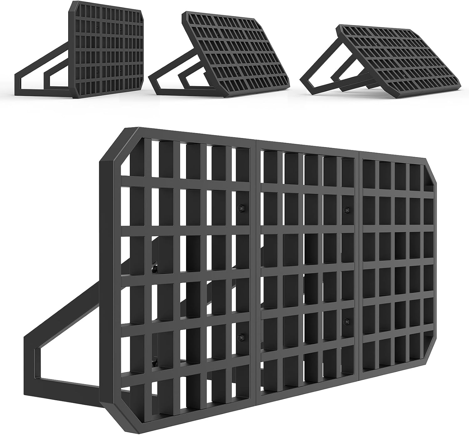 Soccer Rebound Board, Portable Rebounder with Adjustable Angle, Replay Station Soccer Trainer for Ball Passing and Bounce Back Training