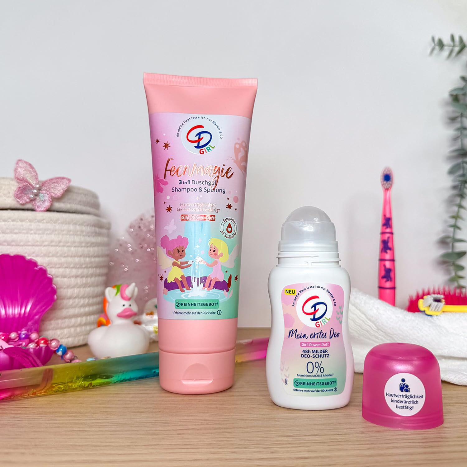 CD Girl Deo Roll-on | Mein erstes Deodorant mit Bio Aloe-Vera Extrakt| Ohne  Aluminiumsalze | Langanhaltender Schutz fr 48h | Veganes Hautpflegeprodukt  | Fr empfindliche Haut geeignet | 50ml : Amazon.de: Kosmetik
