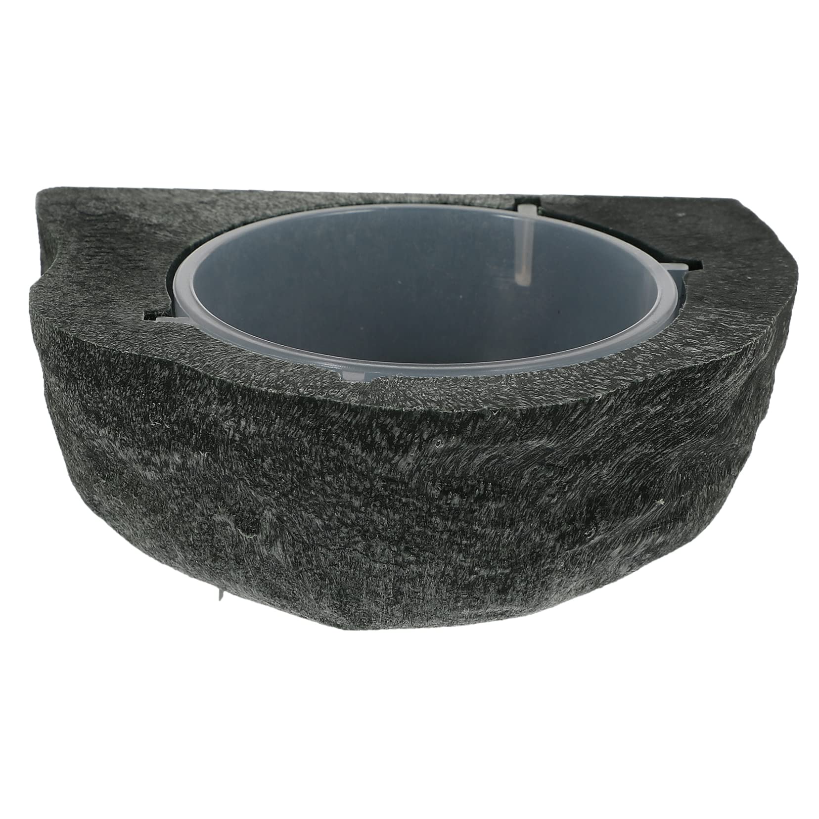 Gobelet gecko pour terrarium naturel, double plat d'eau Milisten en résine verte