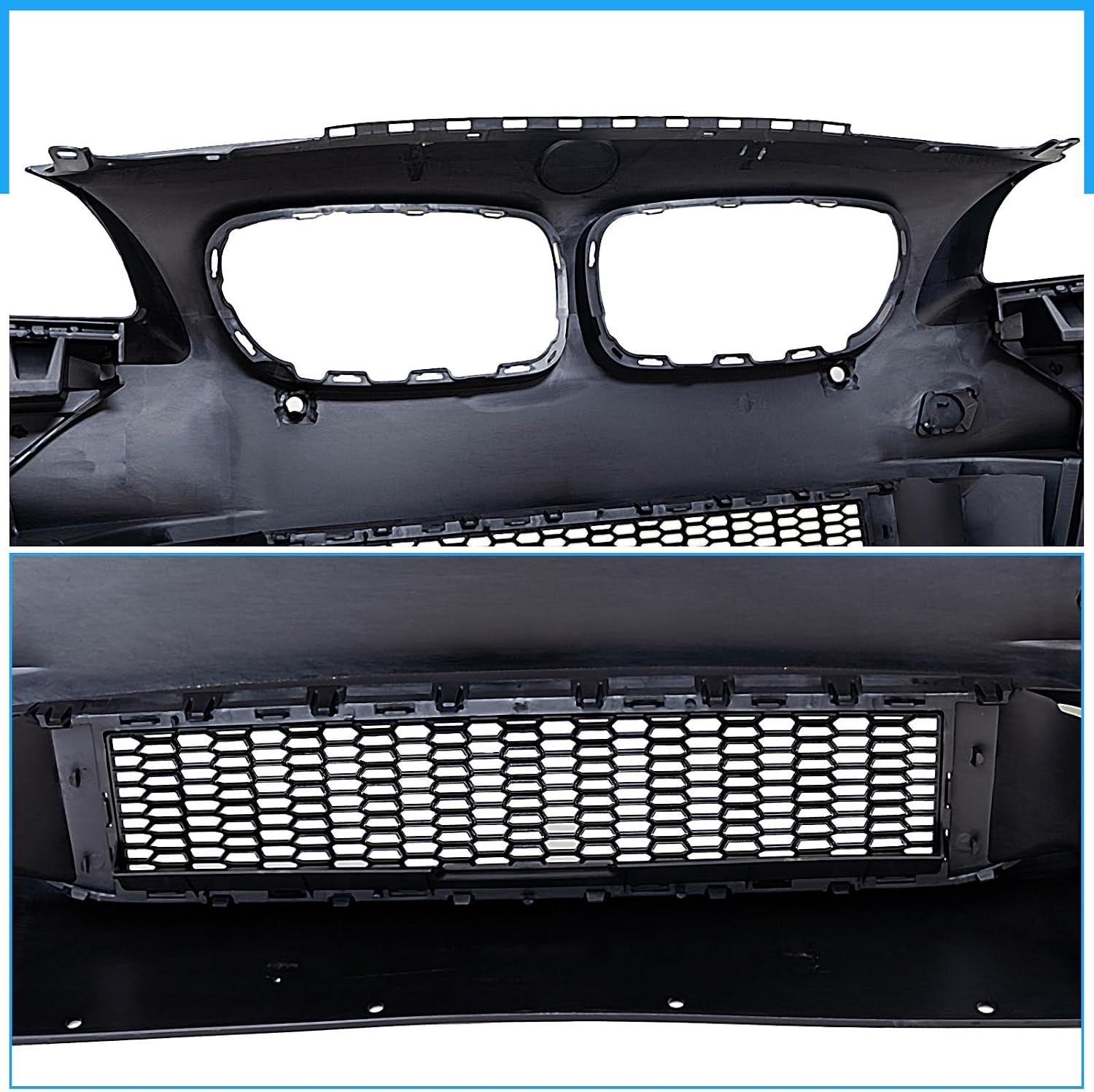 PENSUN M Tech Style Front Bumper W/PDC Fit for 2011-2013 BMW 5 Series F10 PRE-LCI
