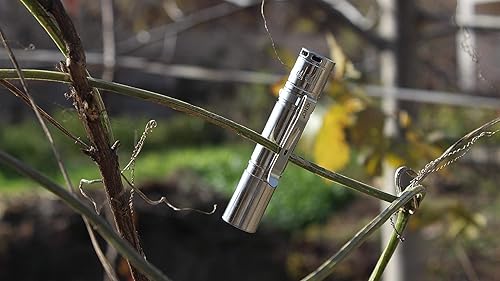 Miniatura 6 de Premium aleación de titanio versión llavero Cree Led linterna XENO ES1 Ti con clip desmontable, 6 modos, batería AA*1, resistente al agua - WW